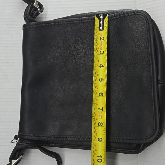 COACH Legacy Studio Flap Crossbody 9144 Black Leather - Picture 13 of 14